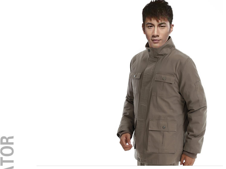 冬季純棉高領(lǐng)工作服