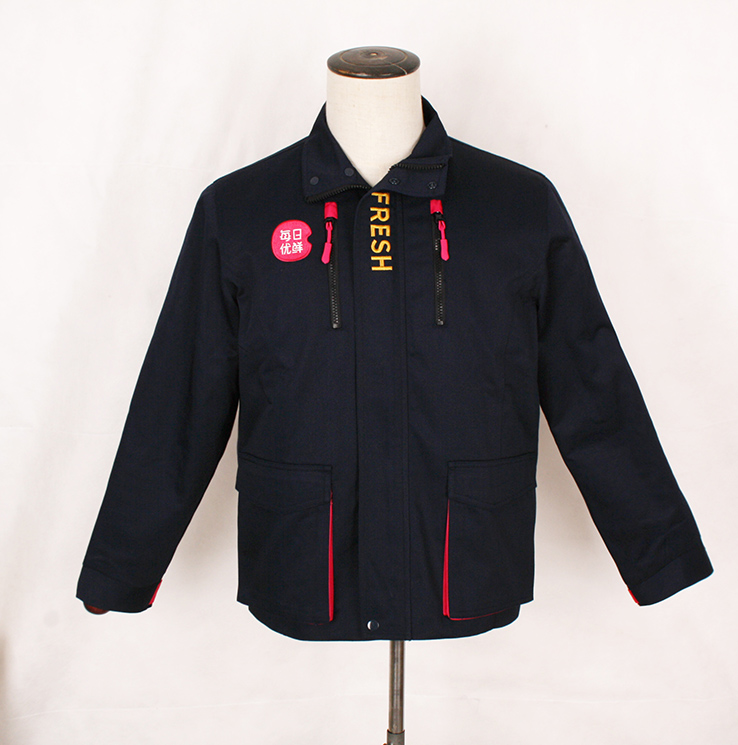 每日優(yōu)鮮定制工作服（正）-工服美 工作服定制生廠(chǎng)家