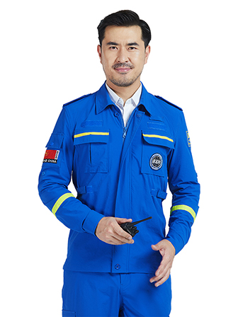 藍天救援秋季長(cháng)袖工作服